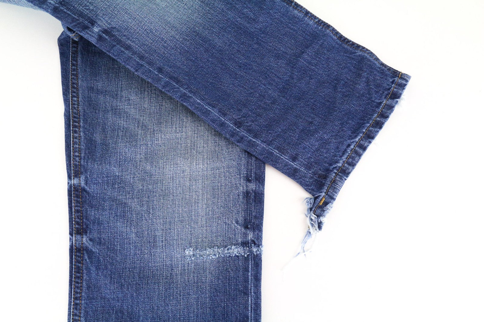 DIESEL Aryel 080AH Women's Jeans W23/L30 Cropped Straight Blue Pure Cotton