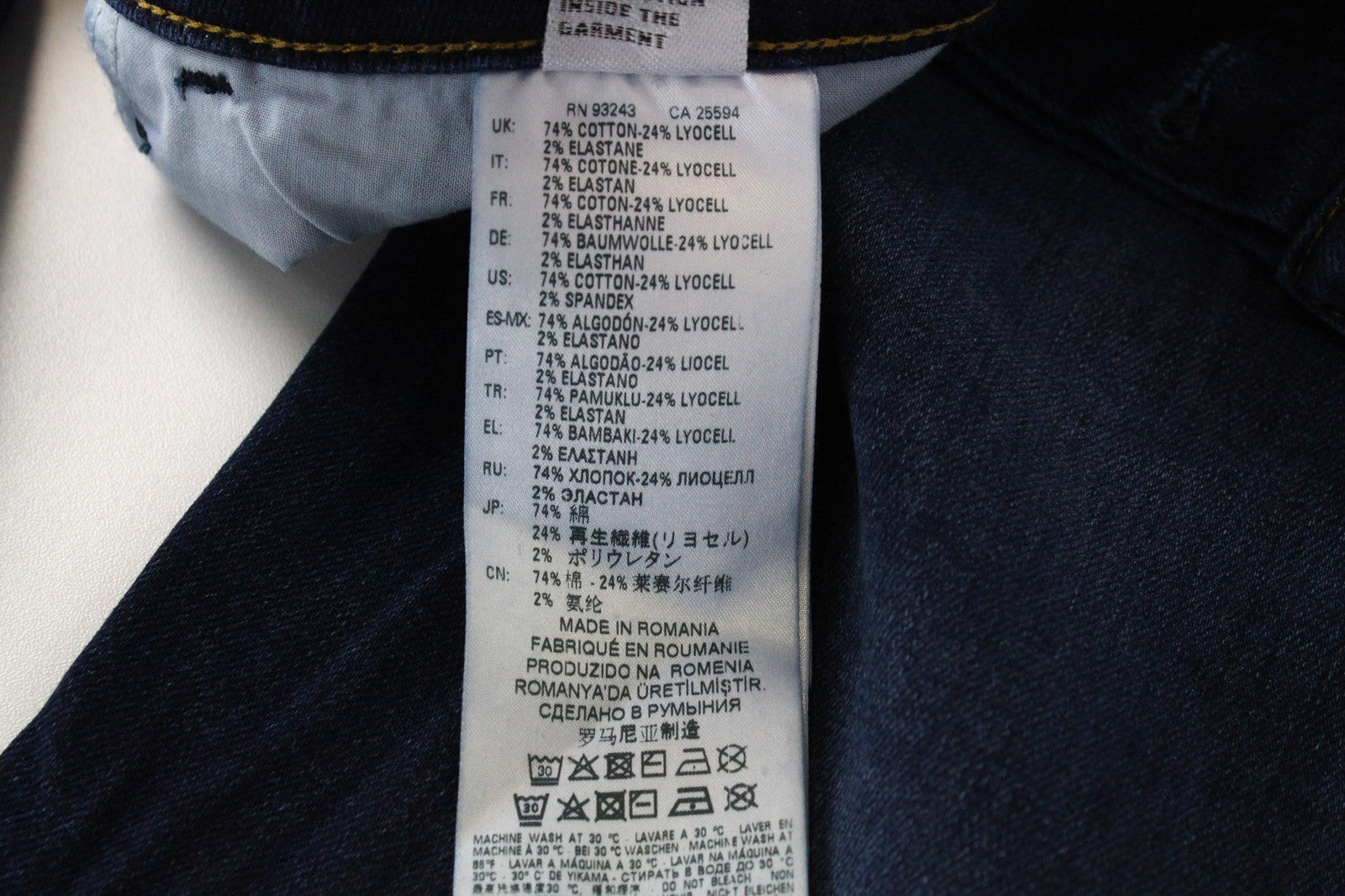 DIESEL D-Bazer 083AT Men's Jeans W26/L32 Mid Blue Tapered Fit Button Fly Style