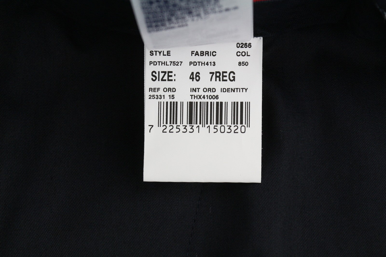 TOMMY HILFIGER Men Trousers W31 Blue Melange Line Wool Silk Blend Slim Fit Zip