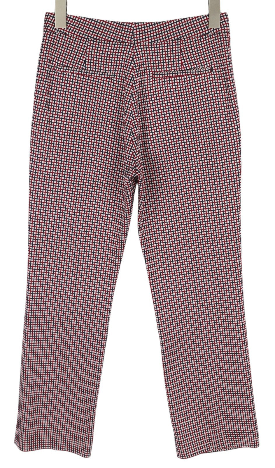 GANT Preppy Check Cigarette Women Trousers EU34 Slim Fit Cropped Ankle Legs