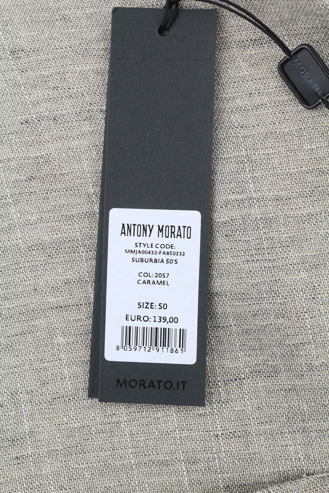 ANTONY MORATO Men Blazer L Light Brown Single-Breasted Notch Button Unlined