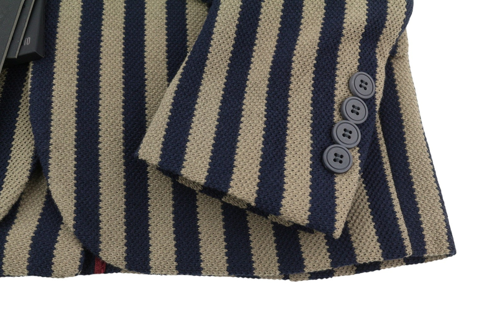 ANTONY MORATO Men Blazer S Brown Super Slim Fit Pinstriped Notch Single-Breasted