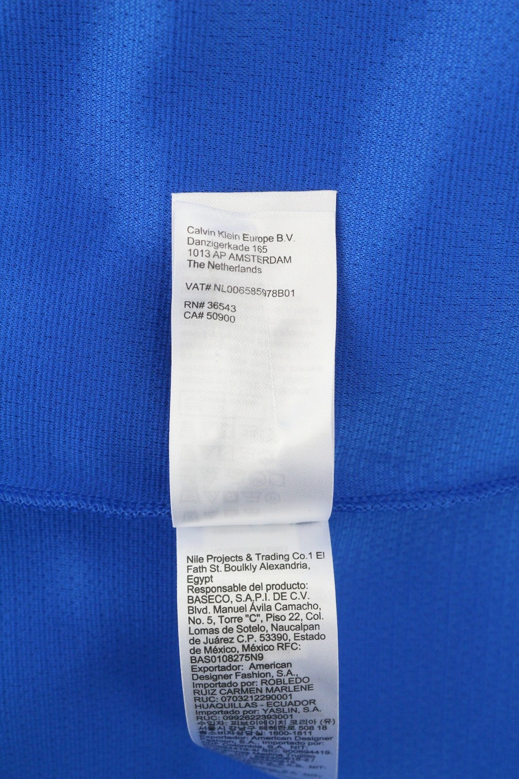 CALVIN KLEIN Men Sweatshirt XS Blue Sport Crew Collar Logo Pullover RRP€109