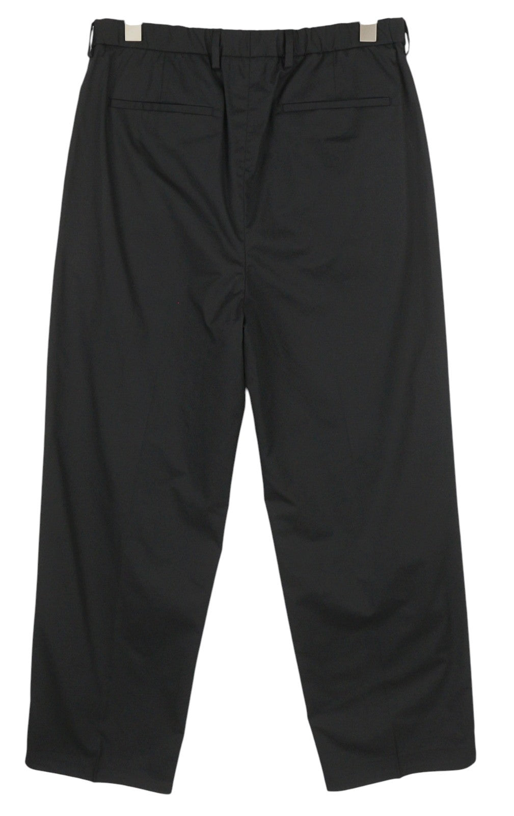 CALVIN KLEIN Cotton Seacell Modern Men Trousers M Black Pleated Chino RRP€139