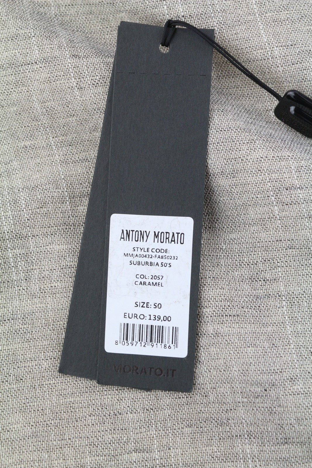 ANTONY MORATO Men Blazer L Light Brown Single-Breasted Notch Lapel Button Up