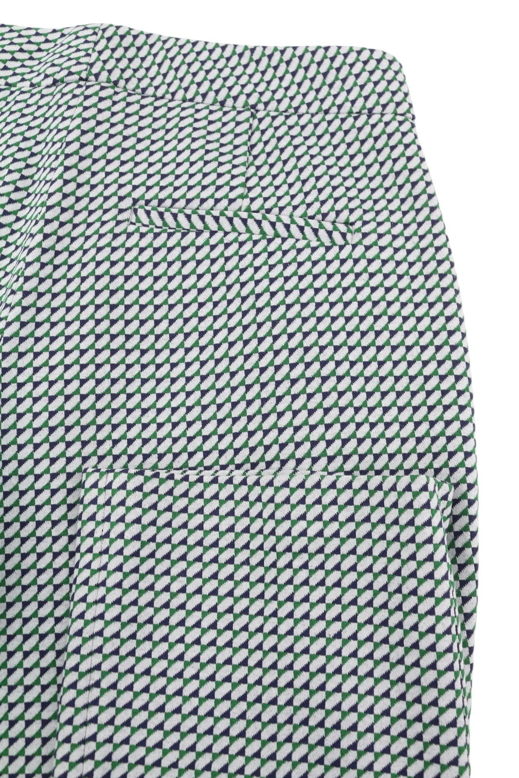 GANT Geo Jersey Women Suit EU36 Grey Patterned Single-Breasted Notch Lapel 2in1