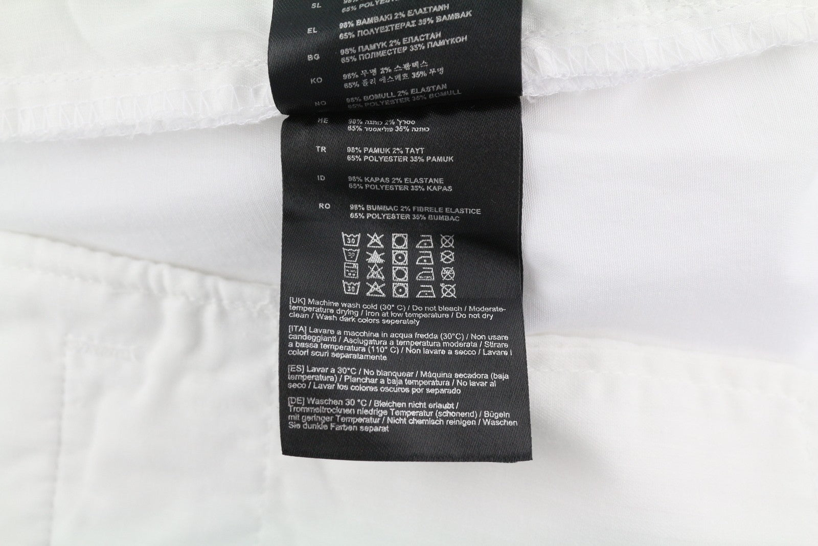 ANTONY MORATO Men Trousers W34 White Chino Slim Fit Flat Front Zip Fly Casual