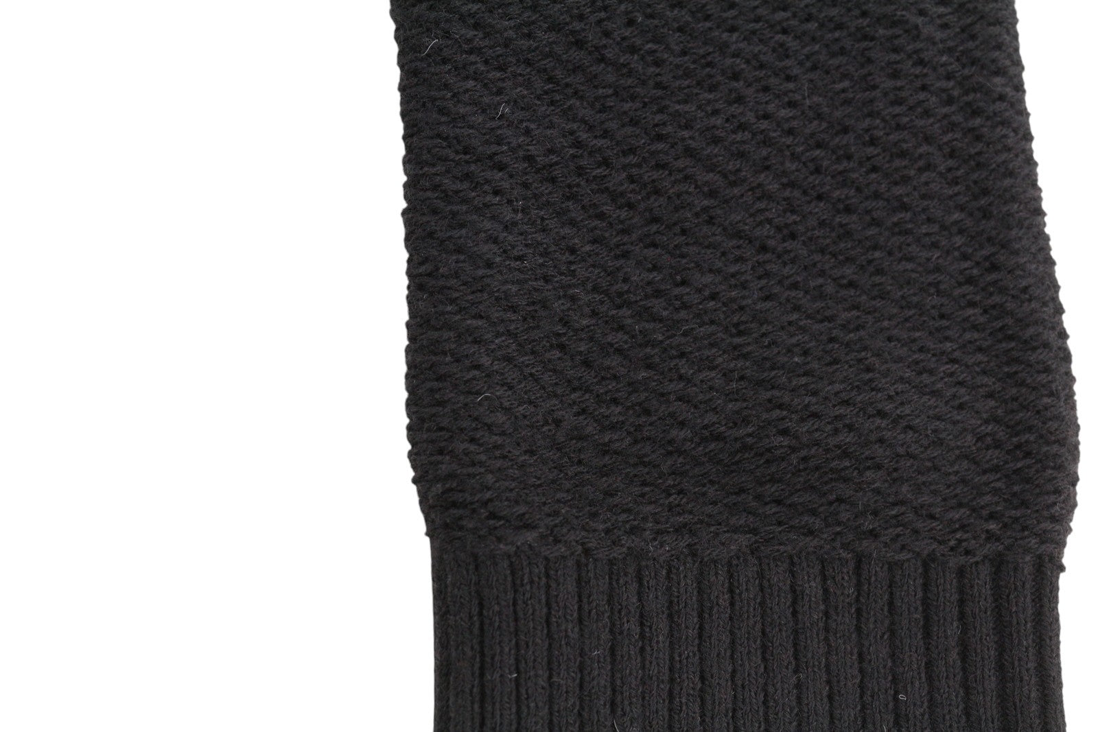 TOMMY HILFIGER Req Structured Men Jumper M Black Knitted Crew Neck Pullover