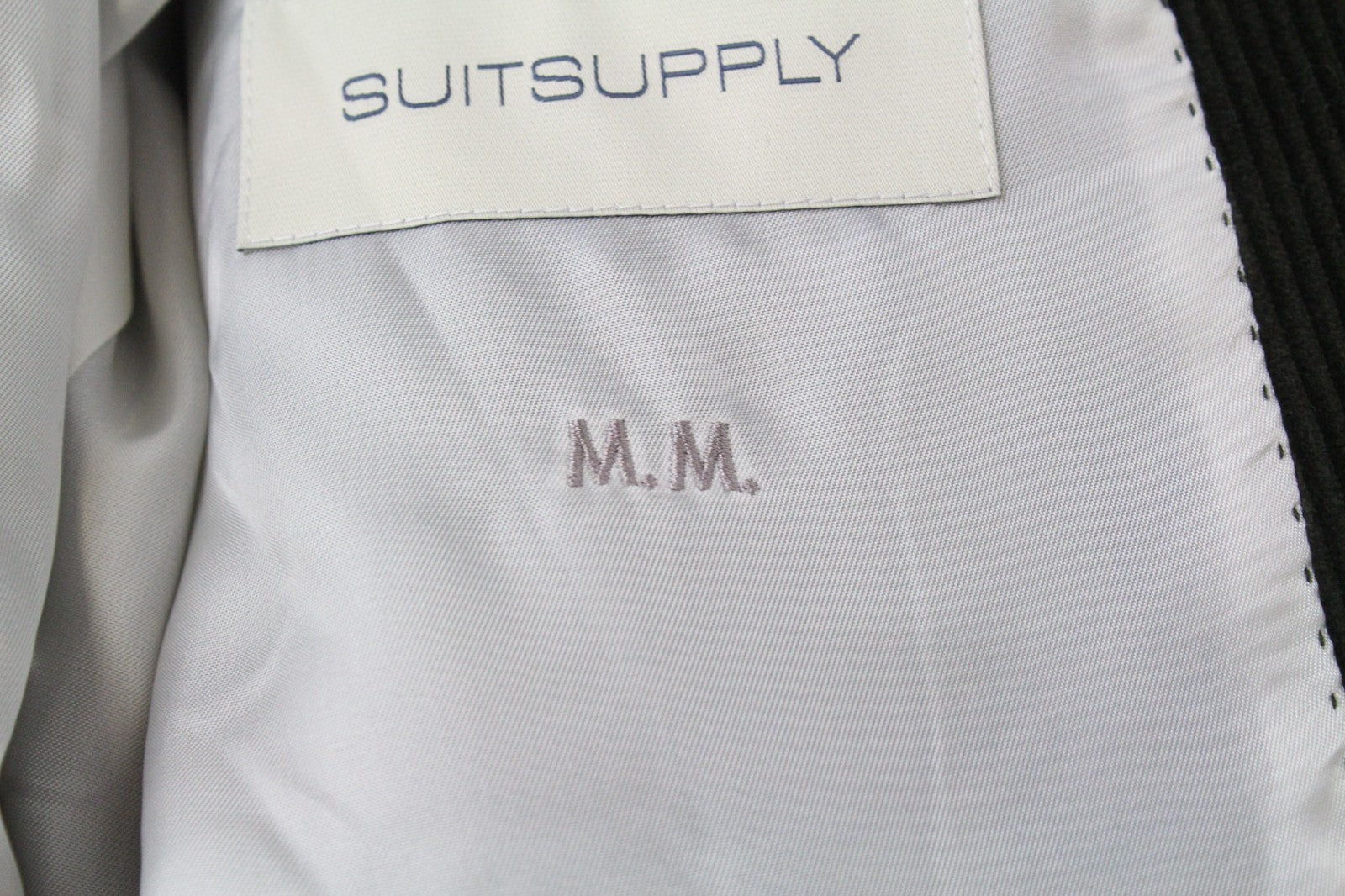 SUITSUPPLY La Spalla Men's Suit UK36R Corduroy Lined Green Pure Cotton 3-Piece