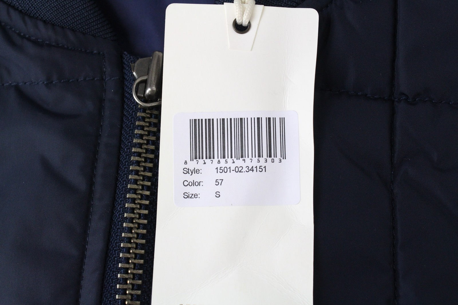 SCOTCH & SODA Ams Couture Men's Wiastcoats S Blue Sleeveless Lined Zip Padded