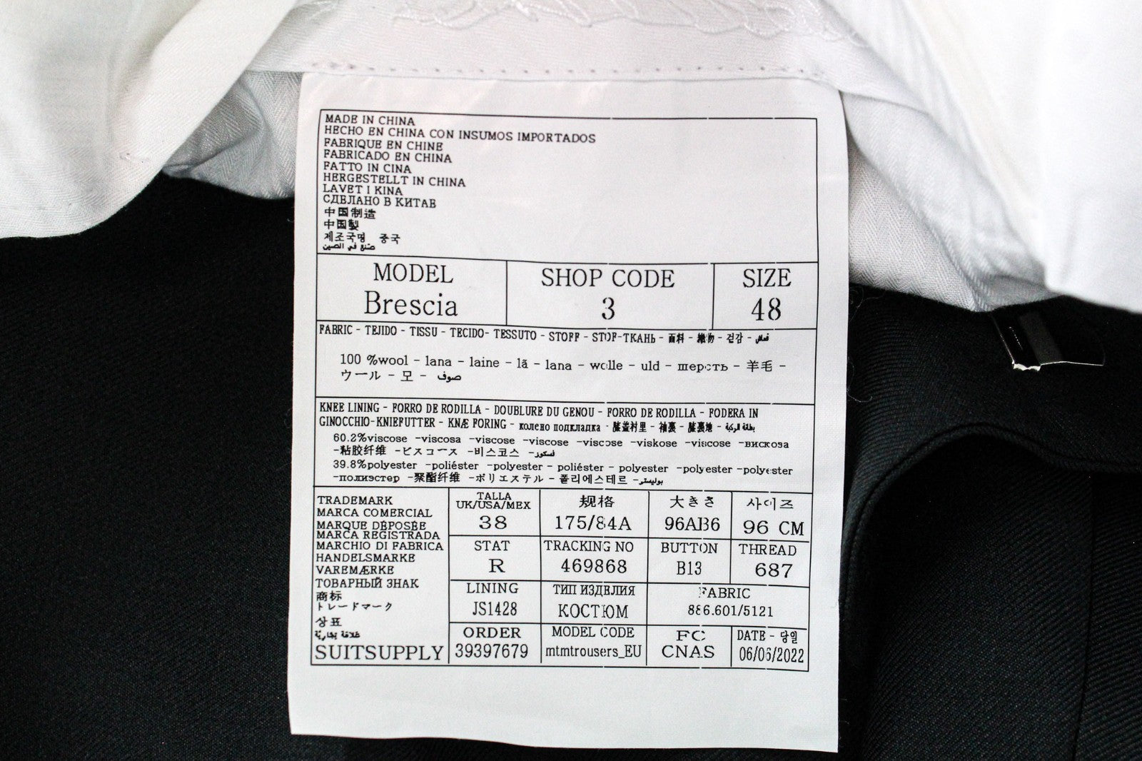 SUITSUPPLY La Spalla Men's Suit UK38R Single-Breast Green Wool Three-Piece Set