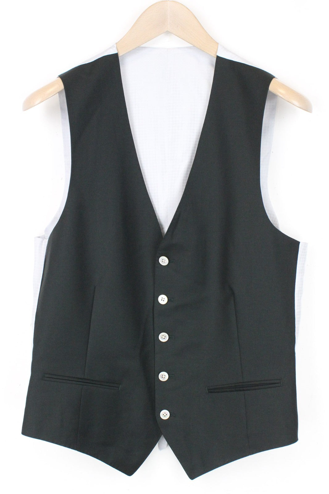 SUITSUPPLY La Spalla Men's Suit UK38R Single-Breast Green Wool Three-Piece Set