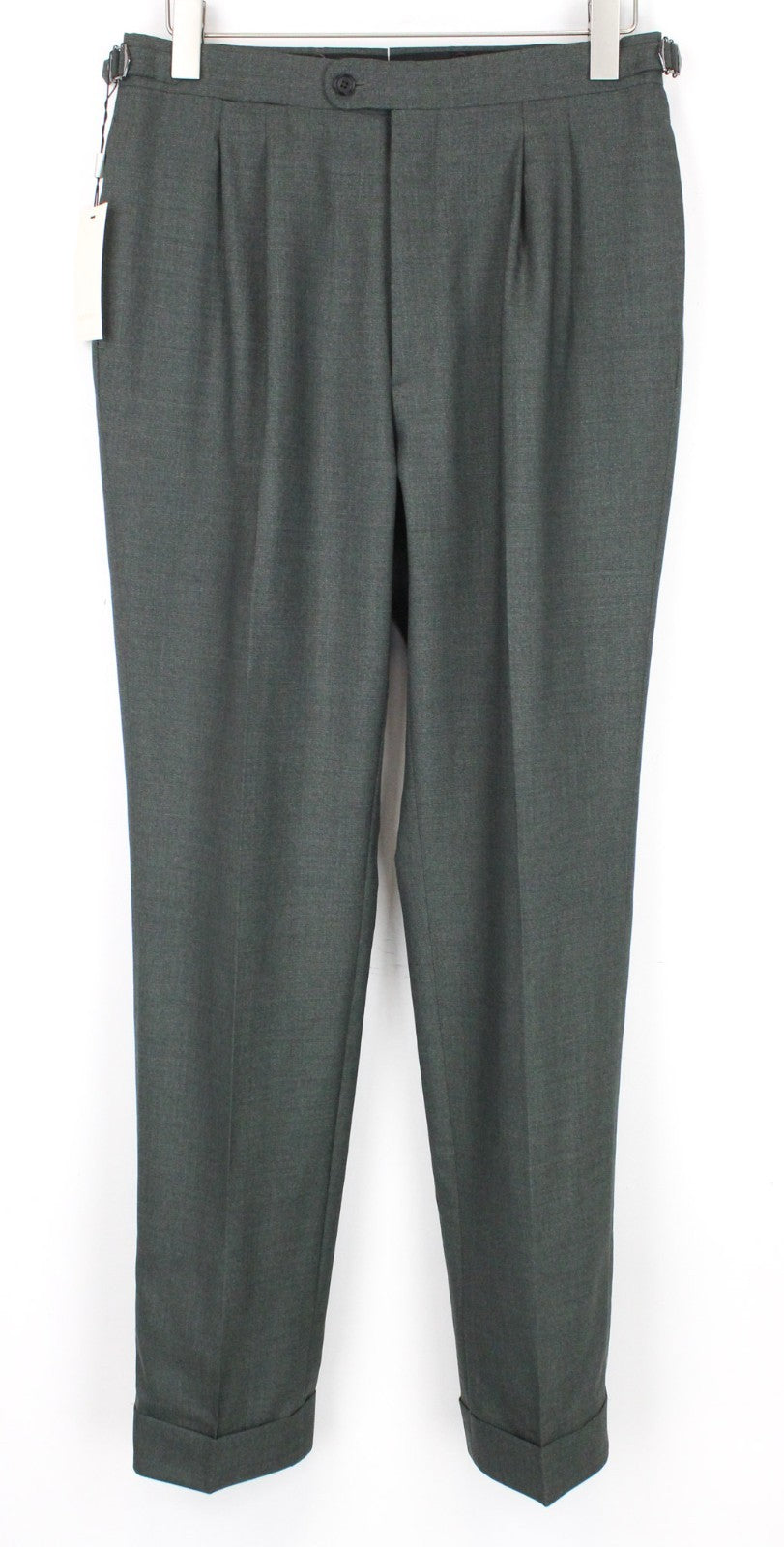 SUITSUPPLY La Spalla Men's Suit UK42L Single-Breast Green Pure Wool Two-Piece