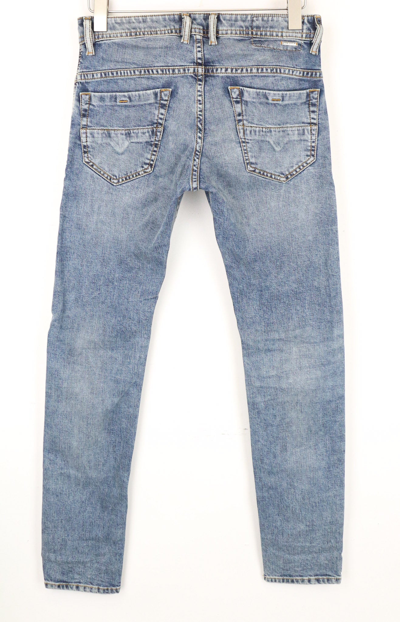 DIESEL Thommer 084UX Men's Jeans W27/L32 Mid Blue Boys Slim Stretch Skinny Zip