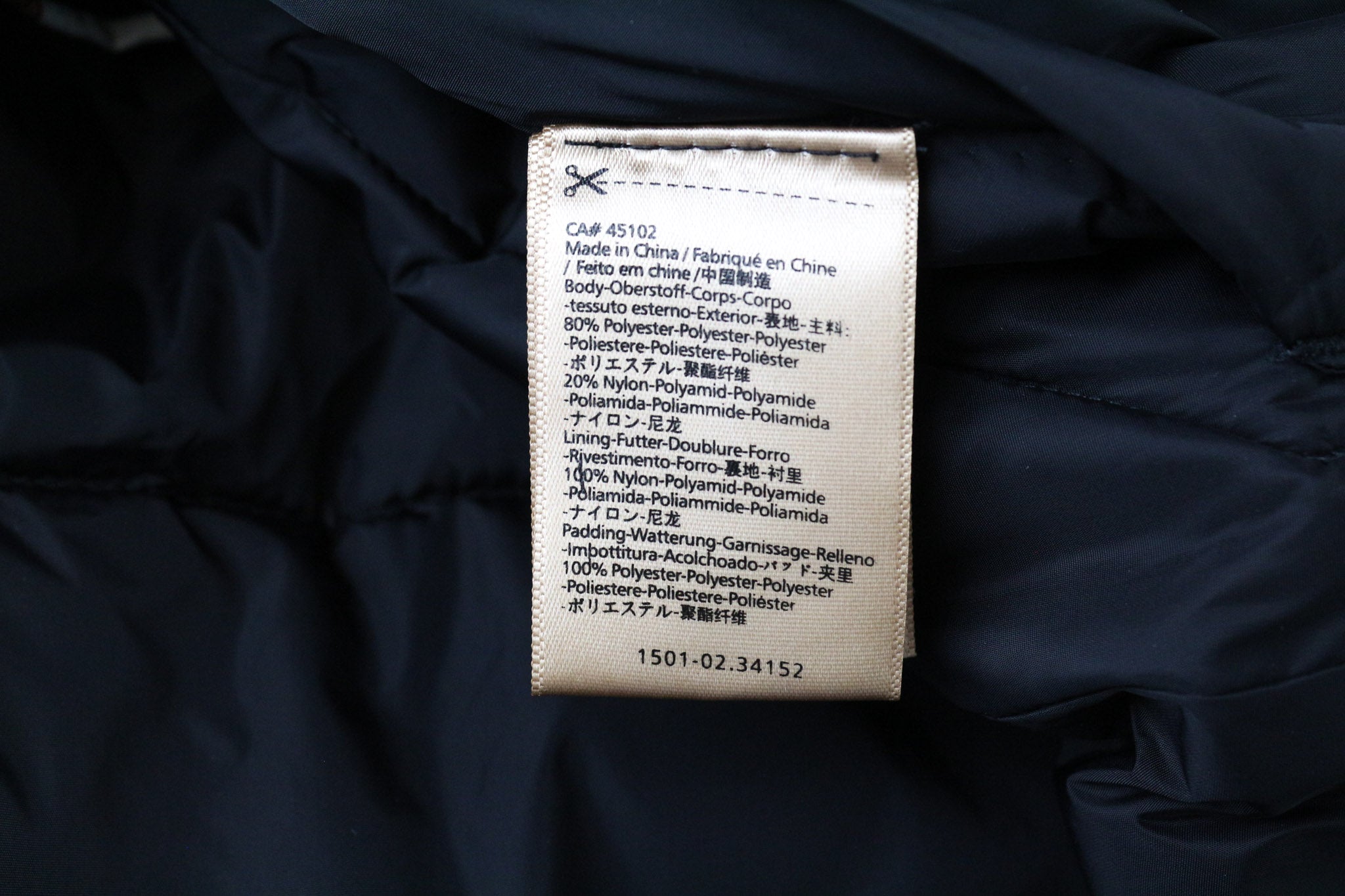 SCOTCH & SODA Men's Vest L Quilted Two-Sided Off-White Leaf Pattern Button-Up