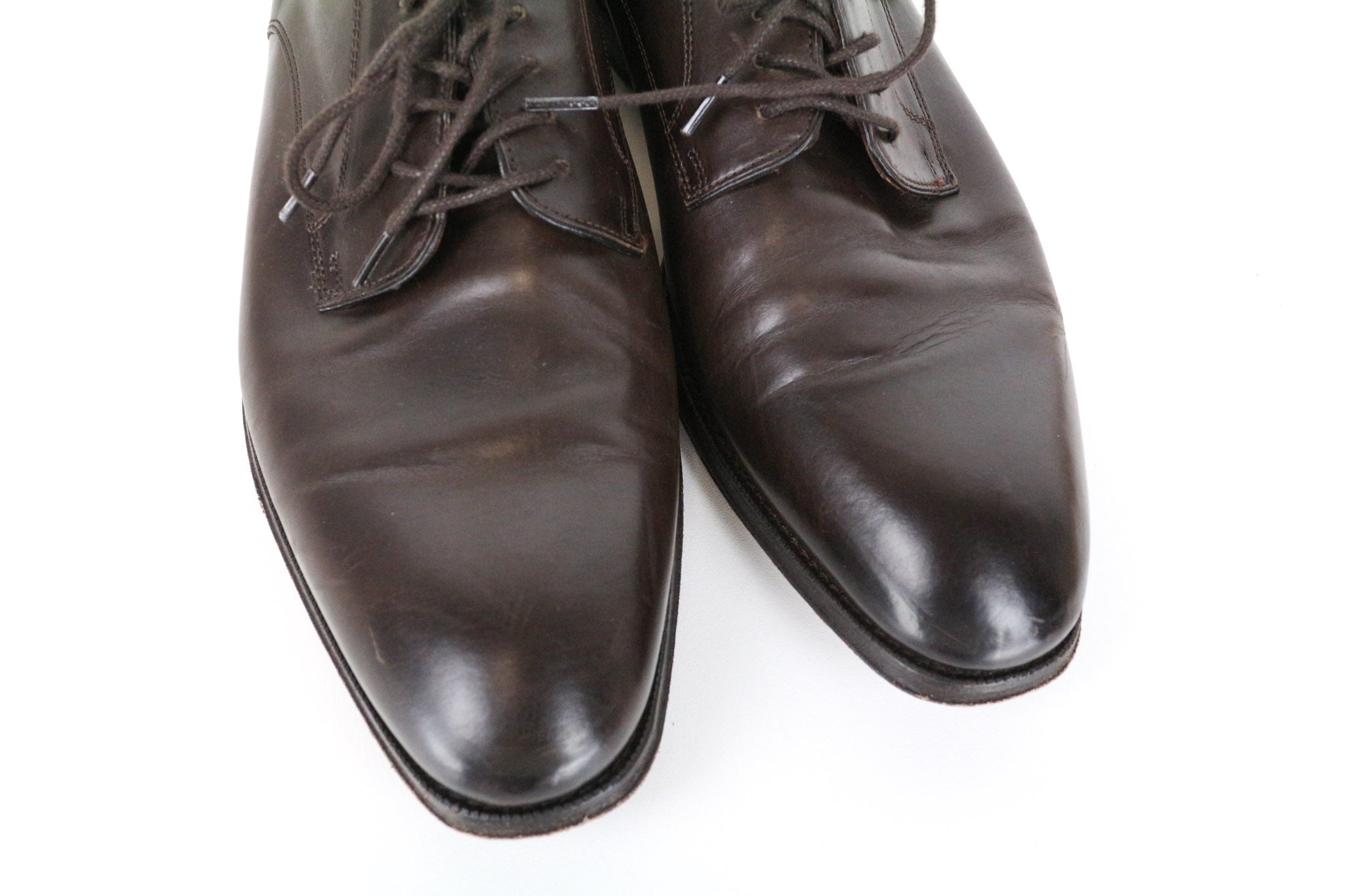 SUITSUPPLY Men's Shoes EU41.5 Dark Brown Classic Oxford Pure Calf Leather