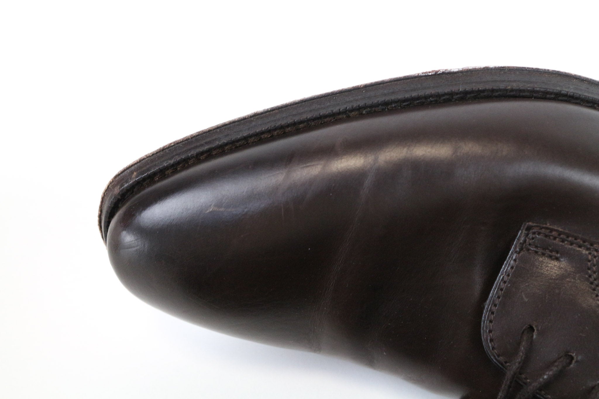 SUITSUPPLY Men's Shoes EU41.5 Dark Brown Classic Oxford Pure Calf Leather