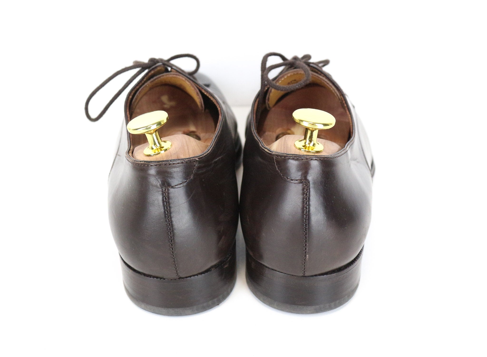 SUITSUPPLY Men's Shoes EU41.5 Dark Brown Classic Oxford Pure Calf Leather