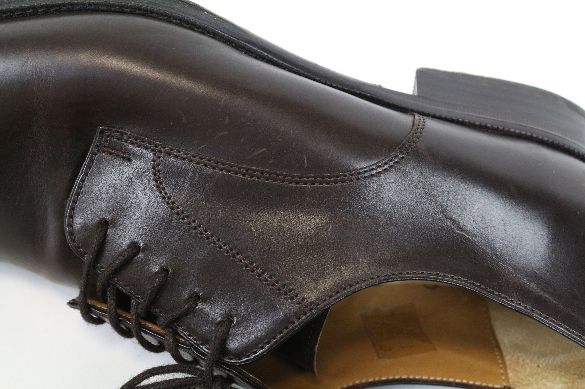 SUITSUPPLY Men's Shoes EU41.5 Dark Brown Classic Oxford Pure Calf Leather