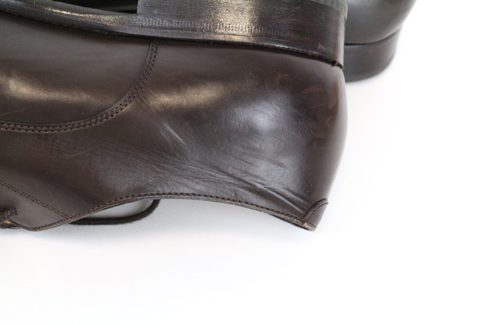 SUITSUPPLY Men's Shoes EU41.5 Dark Brown Classic Oxford Pure Calf Leather