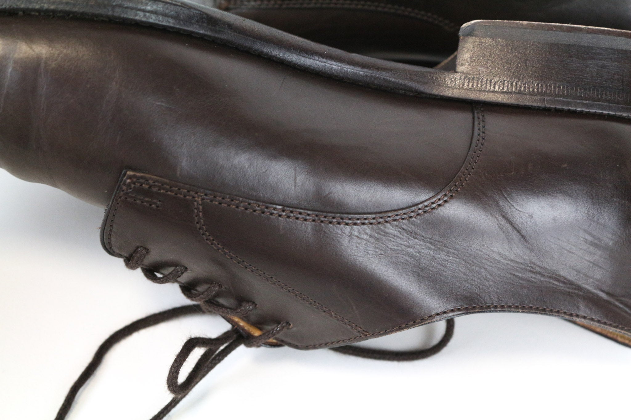 SUITSUPPLY Men's Shoes EU41.5 Dark Brown Classic Oxford Pure Calf Leather