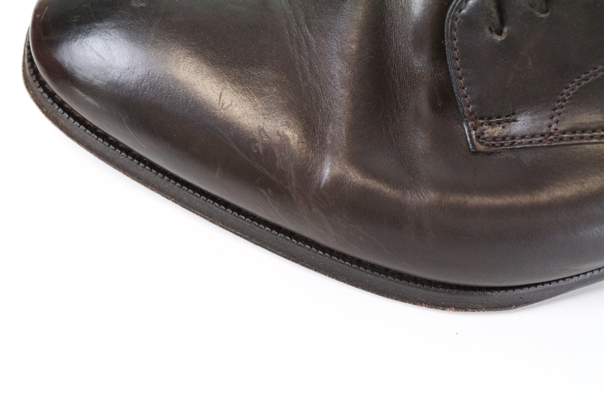 SUITSUPPLY Men's Shoes EU41.5 Dark Brown Classic Oxford Pure Calf Leather