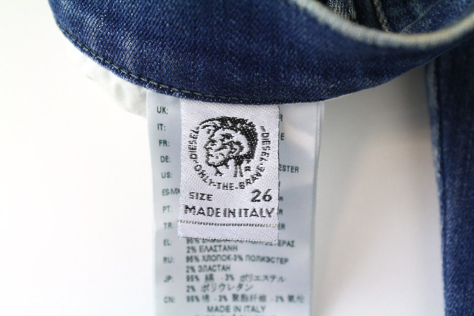 DIESEL D-Reeft-T 0870Q Men's Jeans W26 Blue Jogg Sweat Stretch Super Skinny Boys