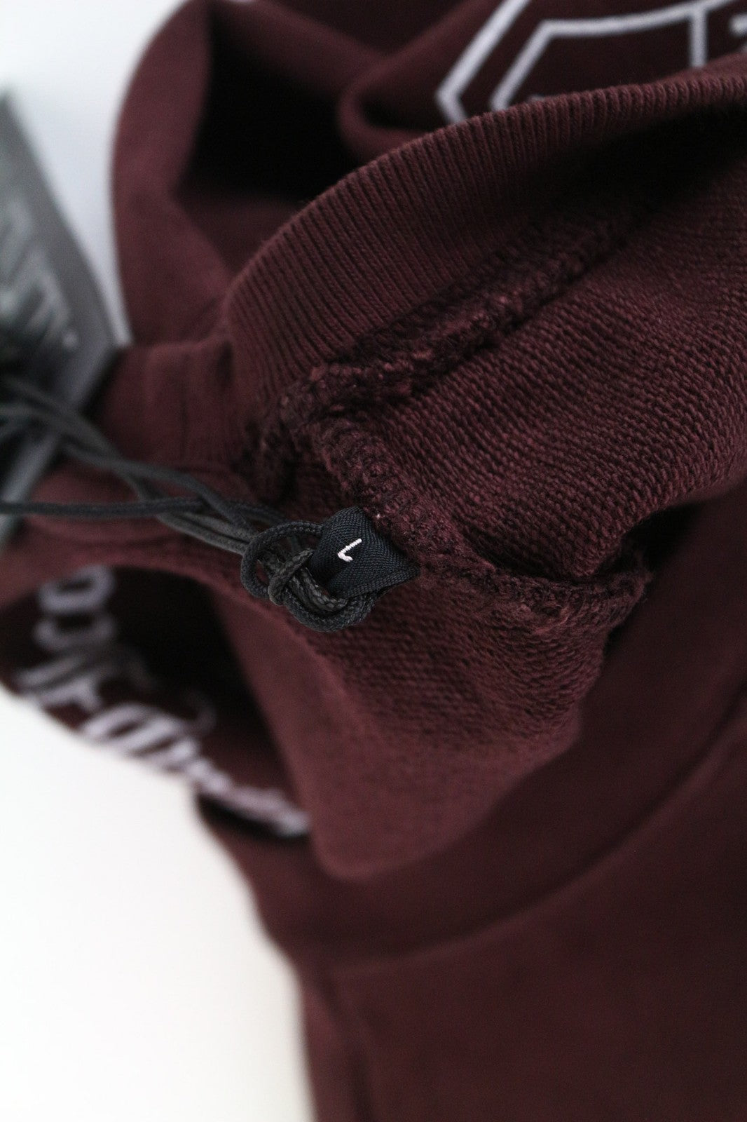 REPLAY Men's Sweatshirt L Burgundy Red Long Sleeve Logo Pullover Pure Cotton