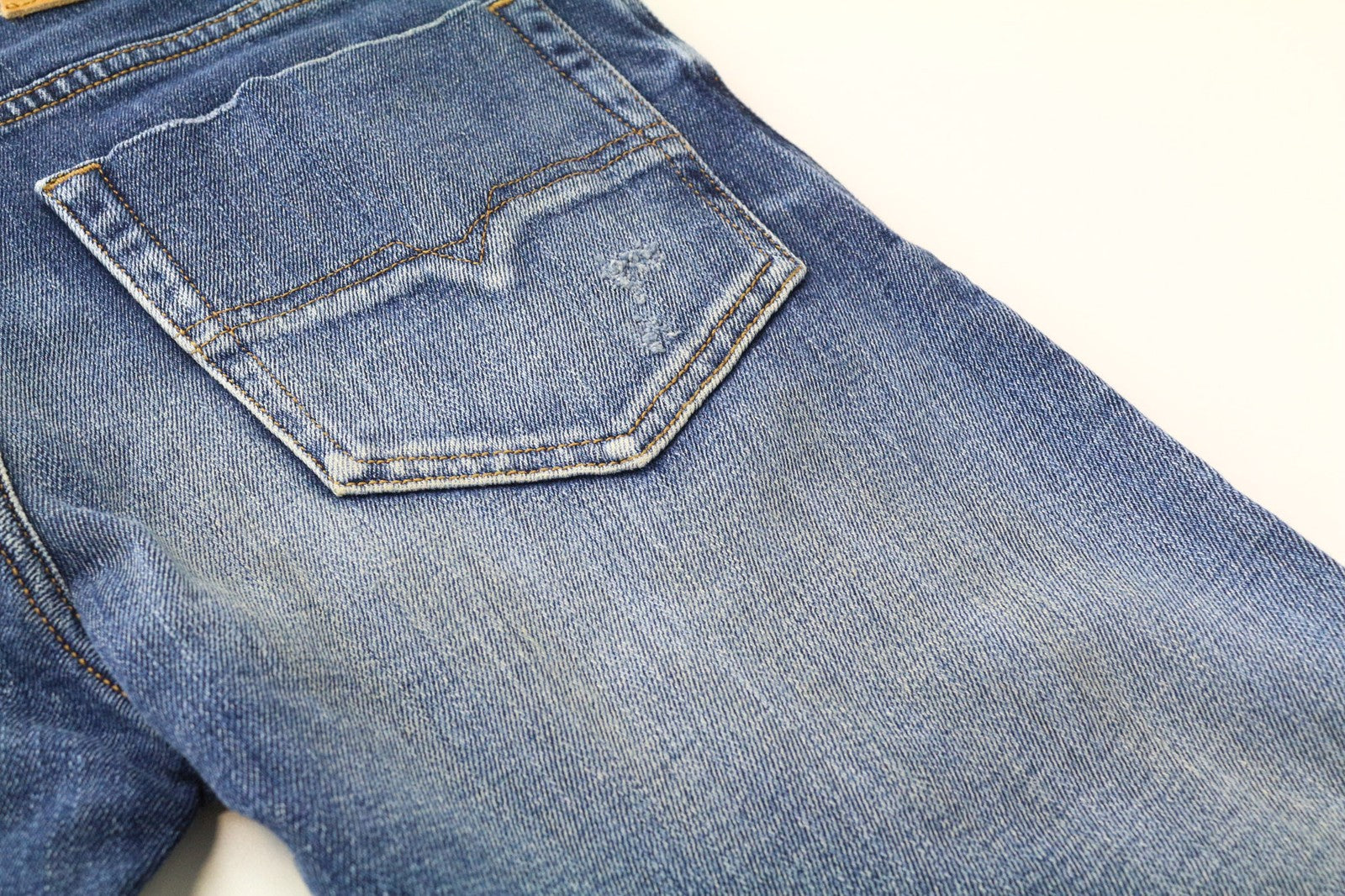 DIESEL Tepphar-X 0870H Men's W26/L32 Blue Boys Carrot Fit Stretch Aged Look