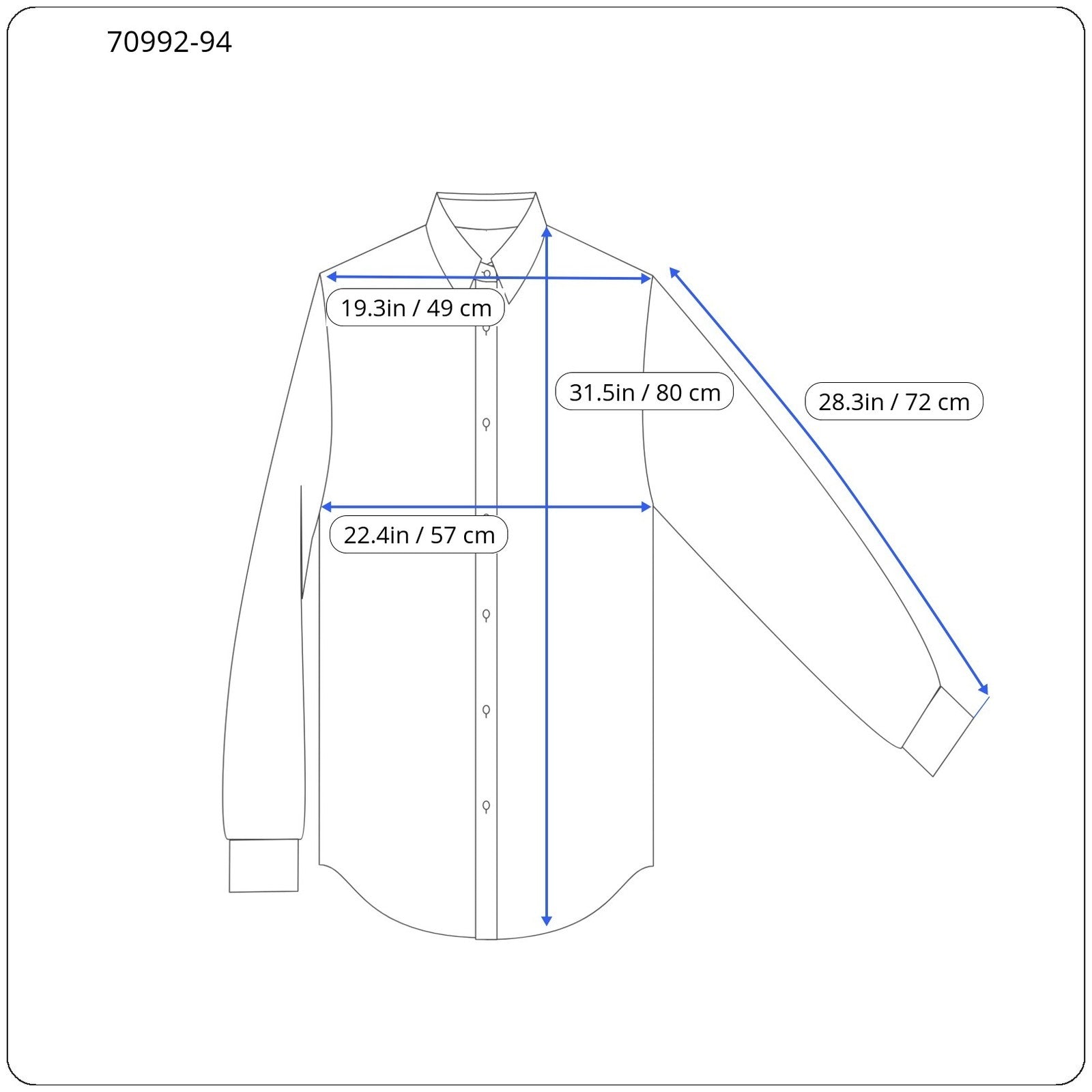 SCOTCH & SODA Ams Couture Men's XL White Blue Pure Cotton V-Neck Button-Up