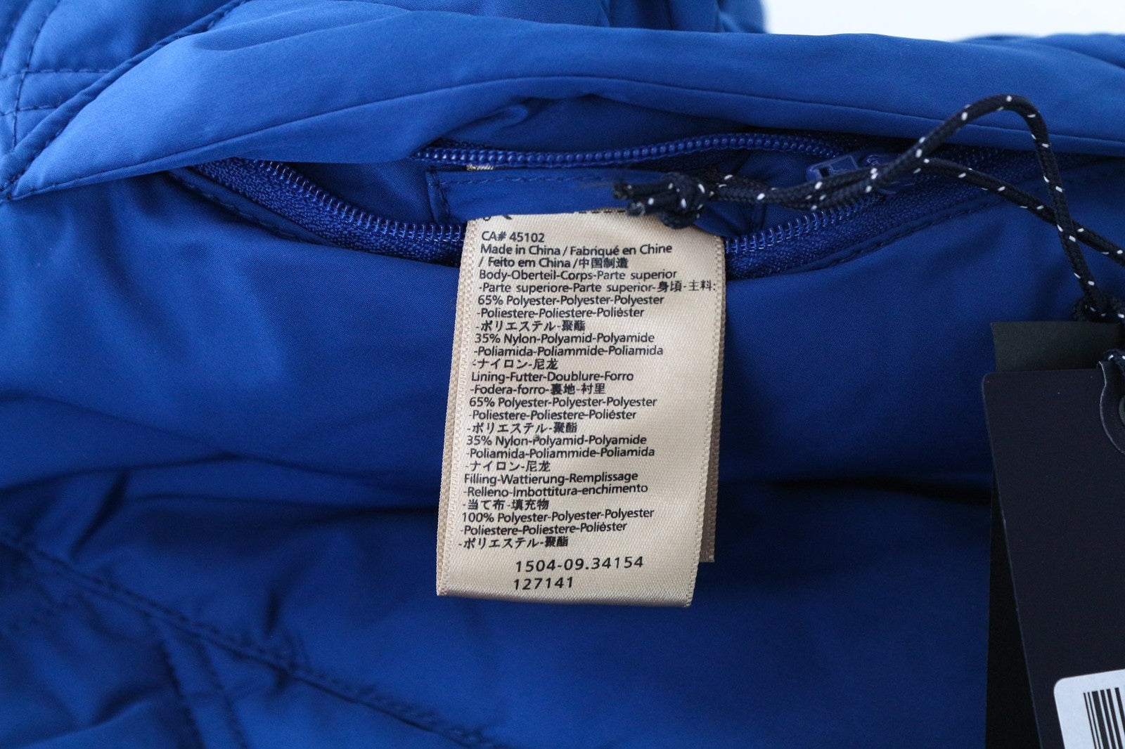 SCOTCH & SODA Ams Couture Waistcoat Men's M Blue Reversible Patterned Padd Vest