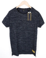 SCOTCH & SODA Ams Couture Men's S Blue Cotton Stretch Tee Short Sleeves