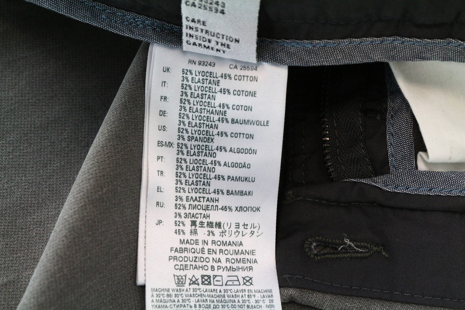 DIESEL Slim-Chino-M-NE 0685E Men's W26 Boys Grey Slim Stretch Sweat Jogg Denim