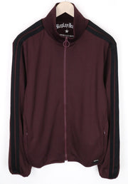 REPLAY Limited Edition Men's XL Burgundy Red Zipped Casual Long Sleeve Sweat