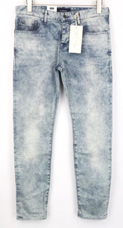 SCOTCH & SODA Ralston Men's W32/L32 Blue Slim Fit Washed Cotton Stretch Jeans