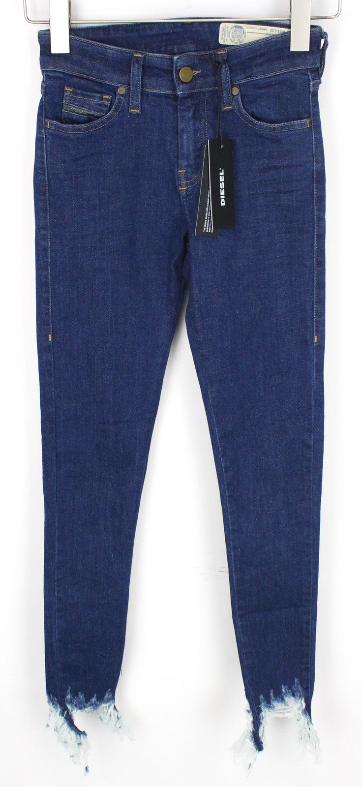 DIESEL Slandy 088AT Women's Jeans W23/L32 Blue Stretch Girls Super Slim Skinny