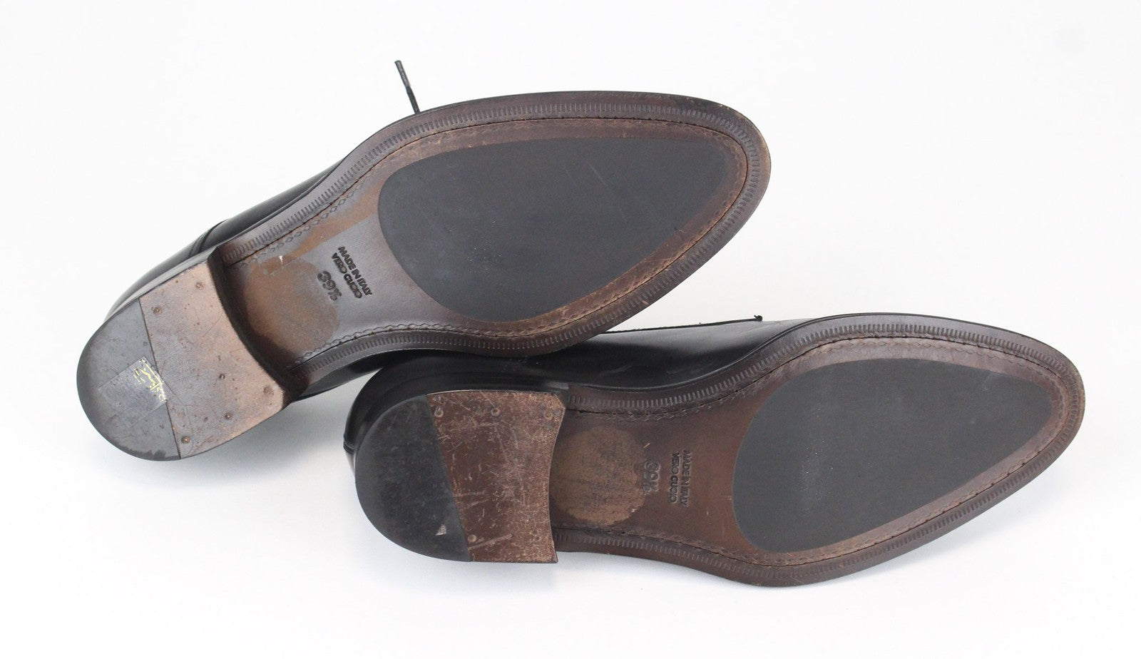 SUITSUPPLY Men's Shoes EU39.5 Black Classic Blake Stitched Calf Leather Formal