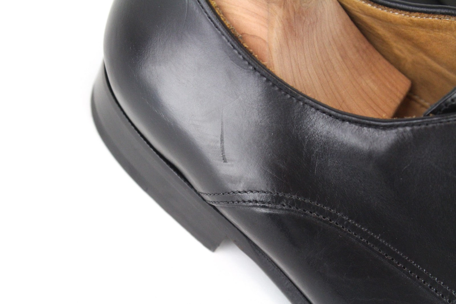 SUITSUPPLY Men's Shoes EU39.5 Black Classic Blake Stitched Calf Leather Formal