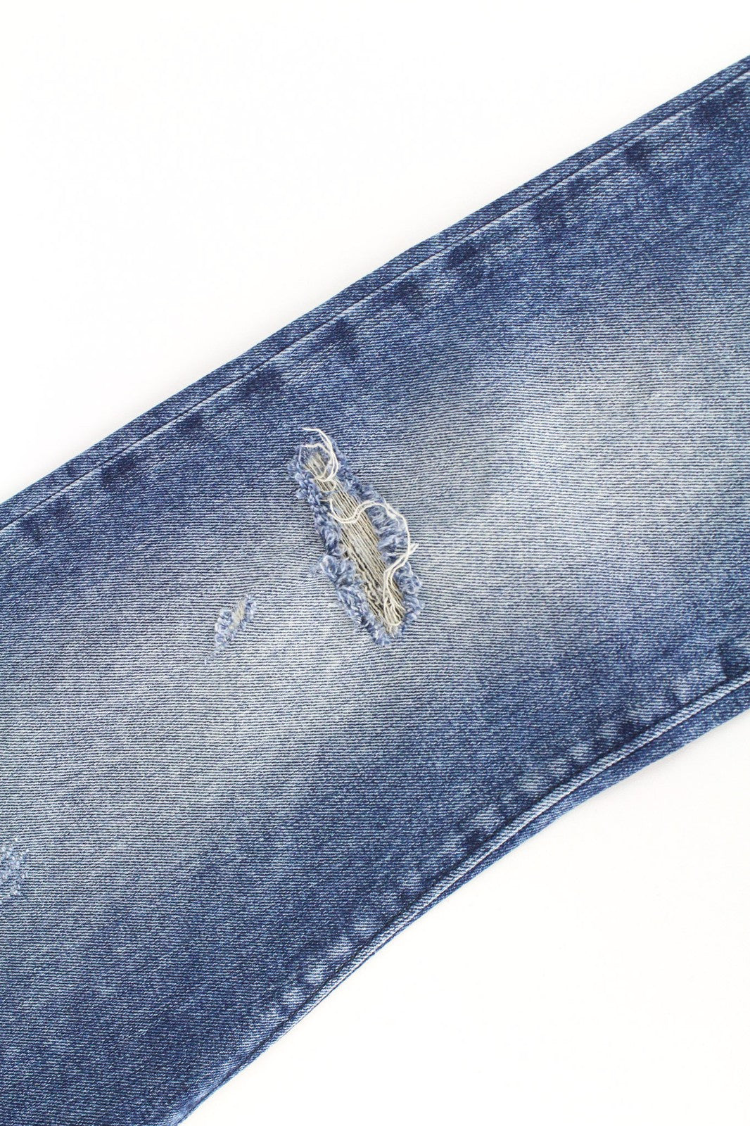 DIESEL Buster 081AQ Men's Jeans W27/L32 Blue Slim Boys Tapered Stretch Distress