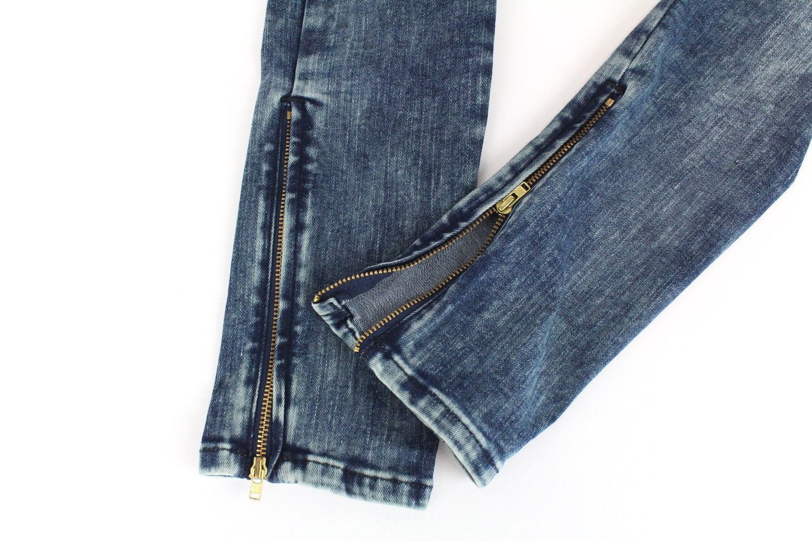 DIESEL Slandy-Zip 069GW Women's Jeans W25/L32 Mid Blue Skinny Stretch Fit