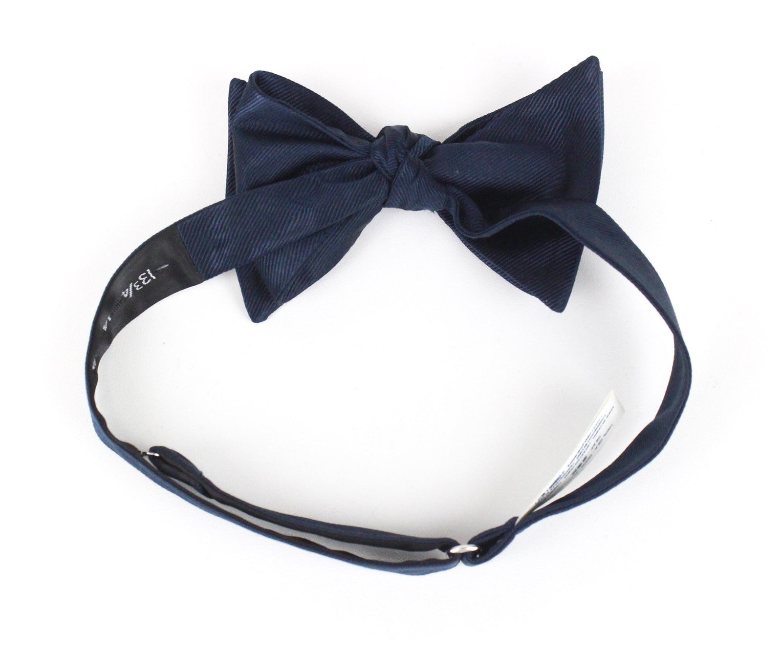 SUITSUPPLY Men's Tie 93x7.4 cm Marine Blue Silk Bow Self-Tie Butterfly Formal