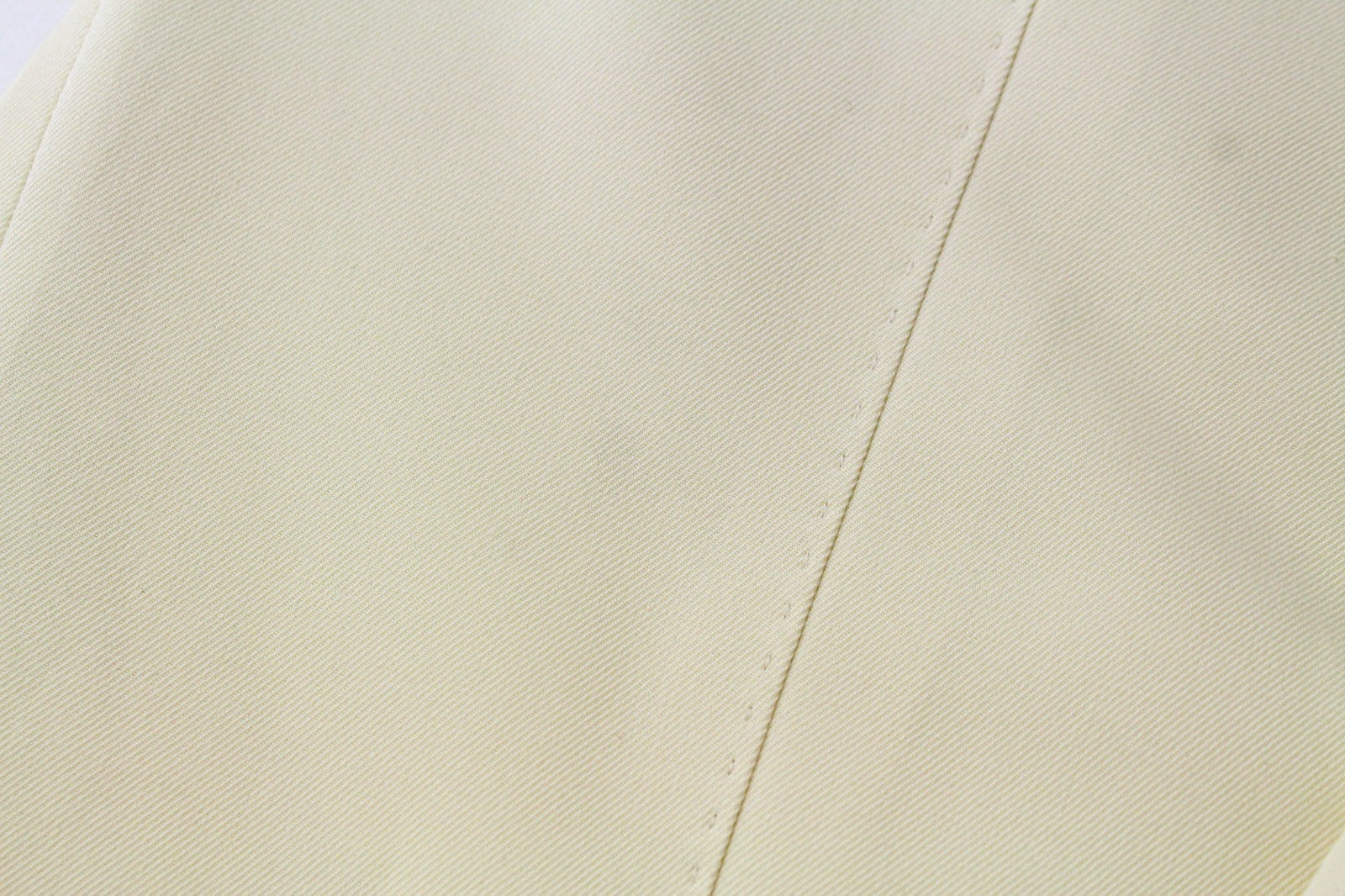 SUITSUPPLY La Spalla Men's UK38S Double-Breasted Light Yellow Cotton Suit 2Pc