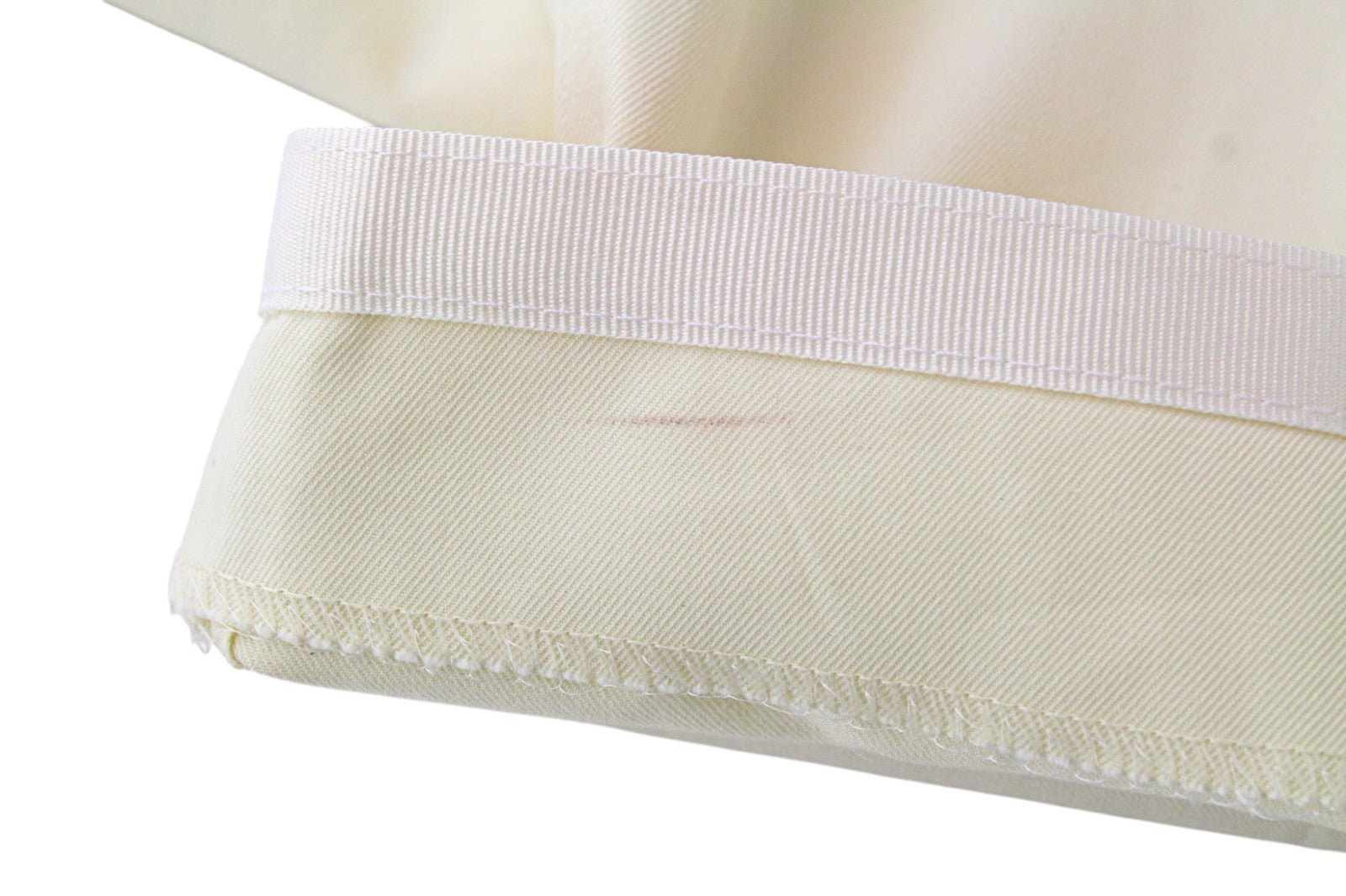 SUITSUPPLY La Spalla Men's UK38S Double-Breasted Light Yellow Cotton Suit 2Pc