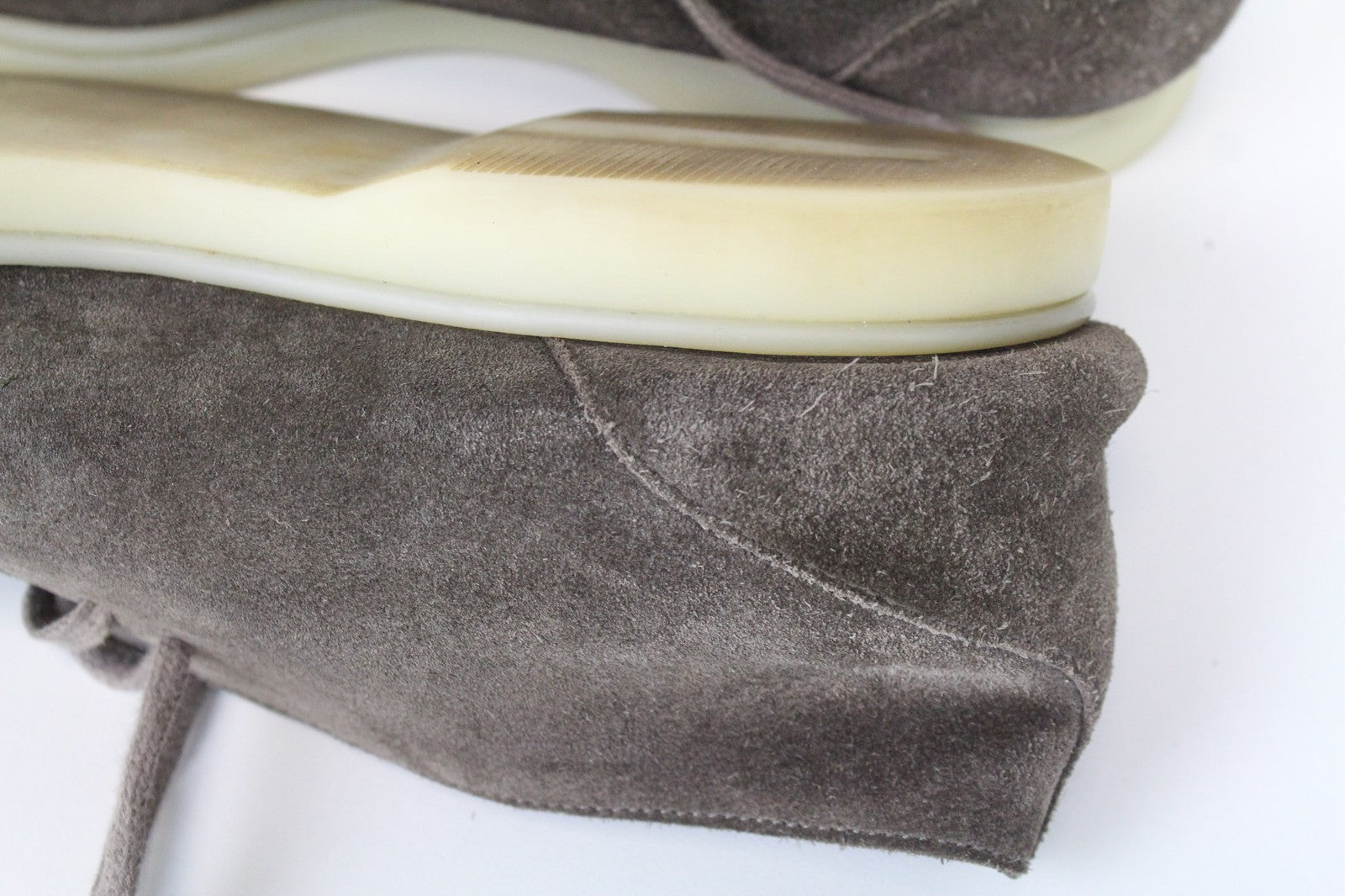 SUITSUPPLY Men's EU39 Brown Leather Suede Chukka High-Top Double-Face Shoes