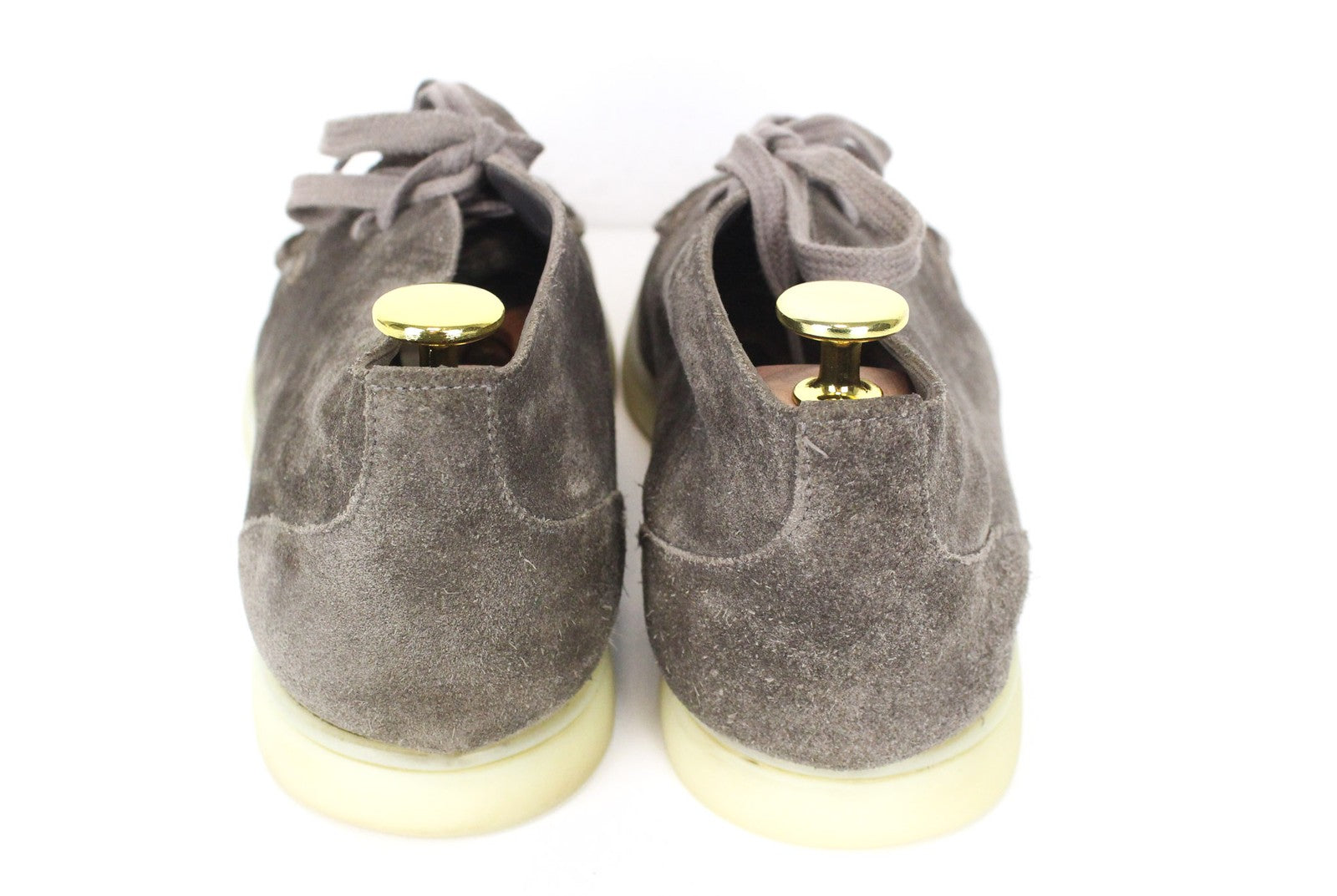 SUITSUPPLY Men's EU39 Brown Leather Suede Chukka High-Top Double-Face Shoes