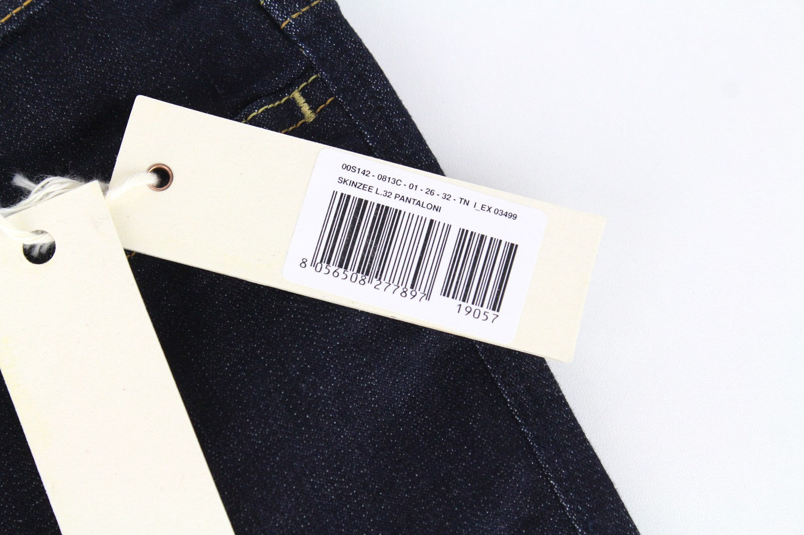 DIESEL Skinzee 0813C Women's W26/L32 Blue Super Slim Stretch Skinny Fit Jeans