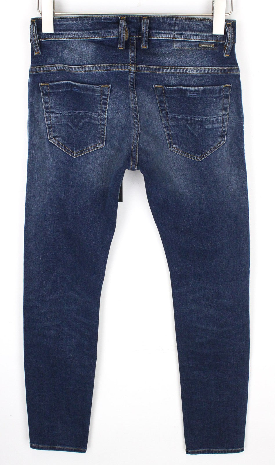 DIESEL Thommer 083AD Men's W26/L32 Dark Blue Slim Skinny Boys Stretch Zip Jeans