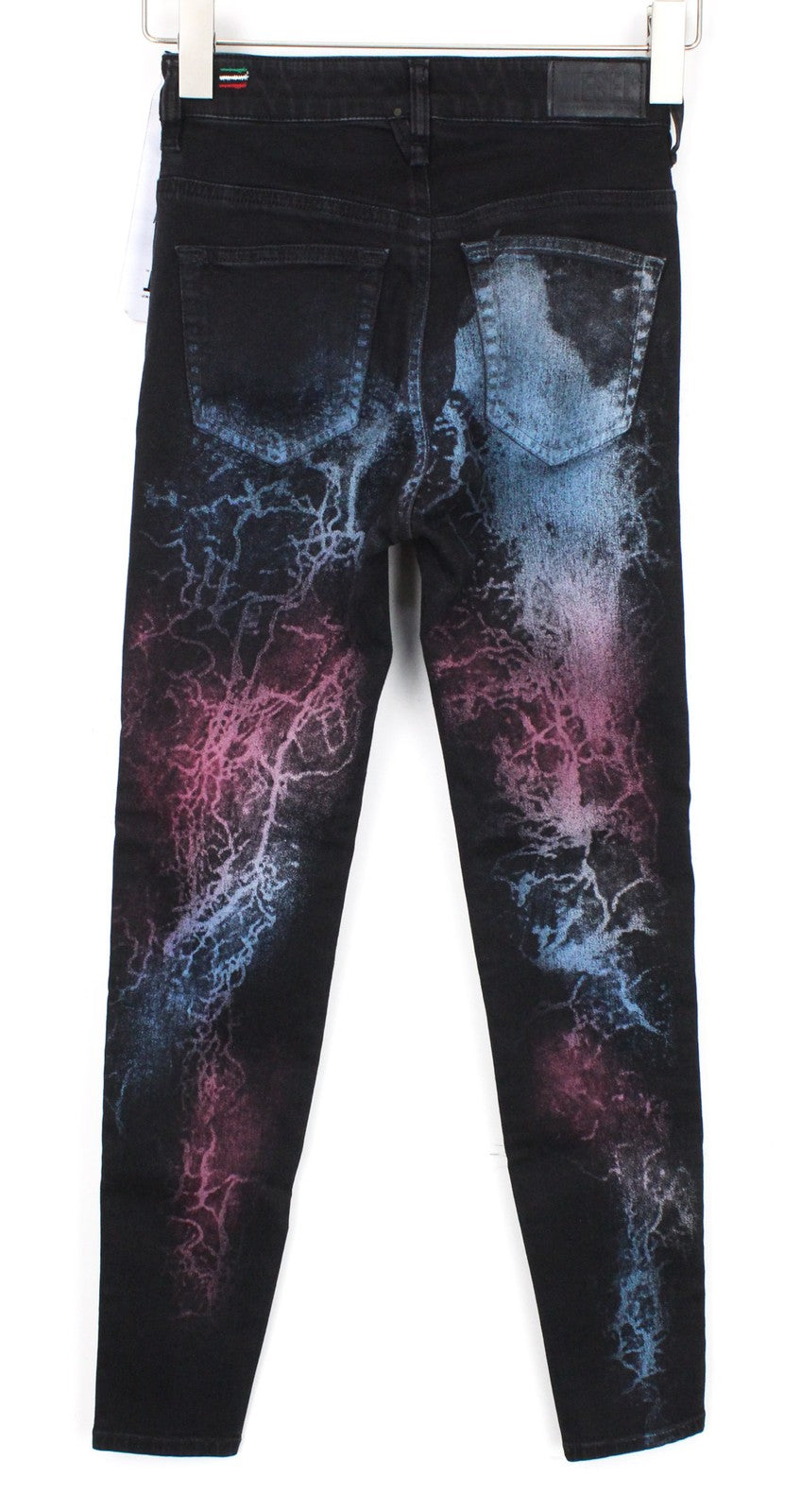 DIESEL Slandy-High-SX 069IY Women's W24/L30 Super Skinny Blue Coloured Jeans