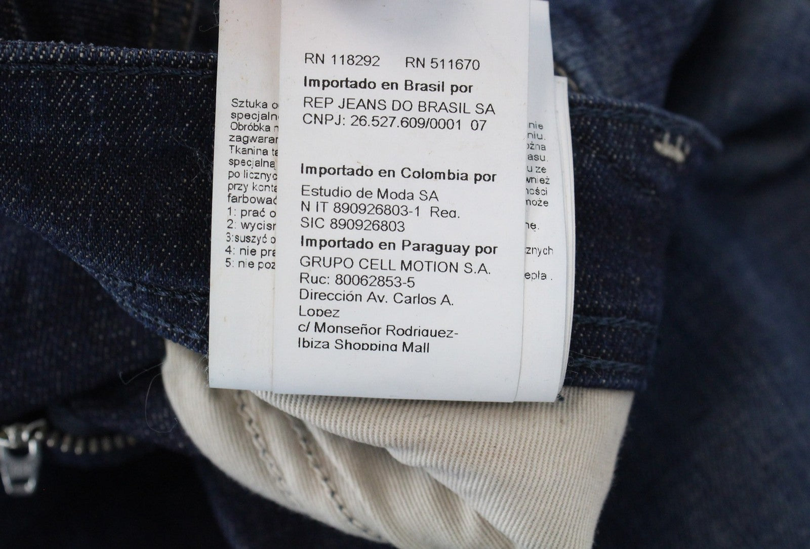 REPLAY Anbass Men's Jeans W30/L32 Deep Blue Slim Fit Distressed High Stretch