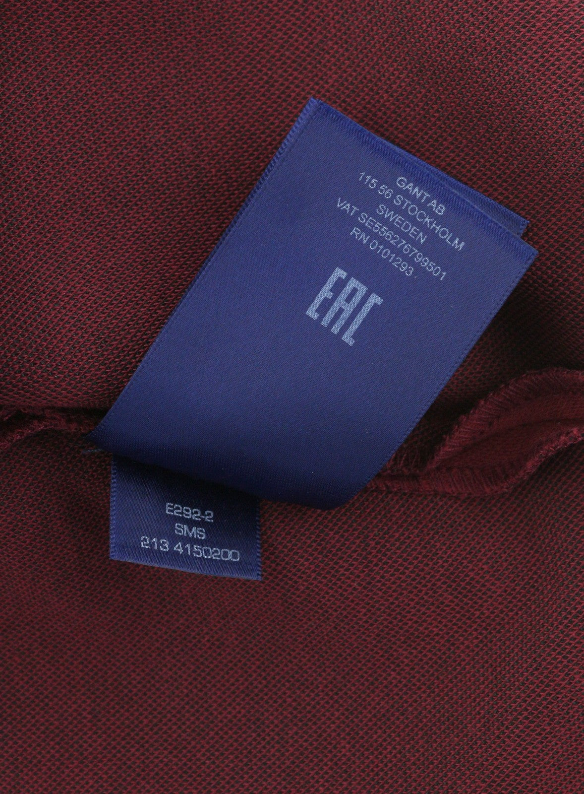 GANT Jersey Cigarette Women Trousers EU36 Red Slim Fit Flat Front Ankle Length